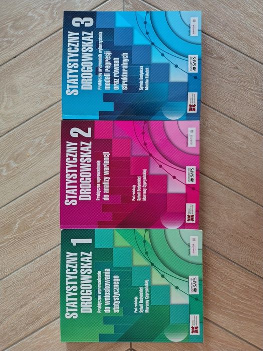 Drogowskaz statystyczny 1 2 3 Bedyńska Cypriańska komplet zestaw