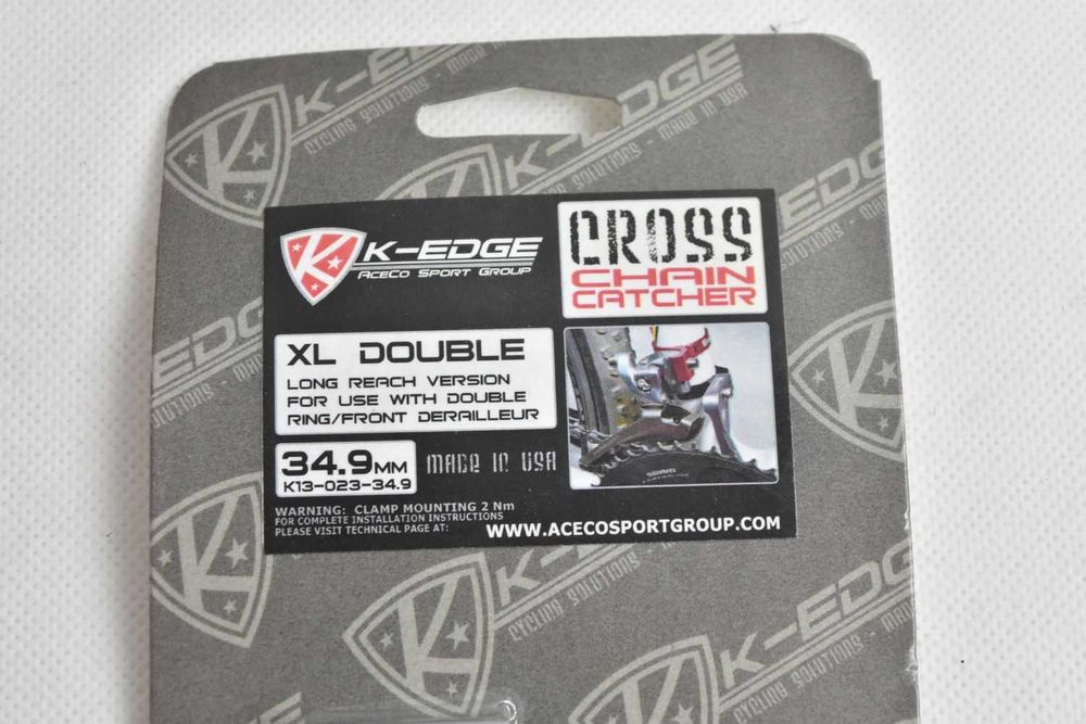 NOWY łapacz łańcucha, osłona K-EDGE double XL ! 34,9mm !