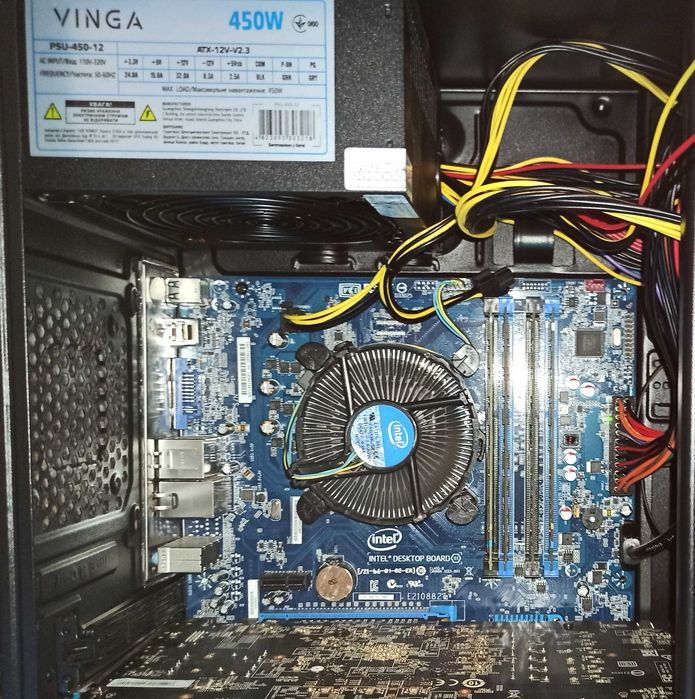 Игровой ПК. i3-4130 4x3.4GHz, 16Gb DDR3-1600, 320Gb HDD, RX 470 4Gb