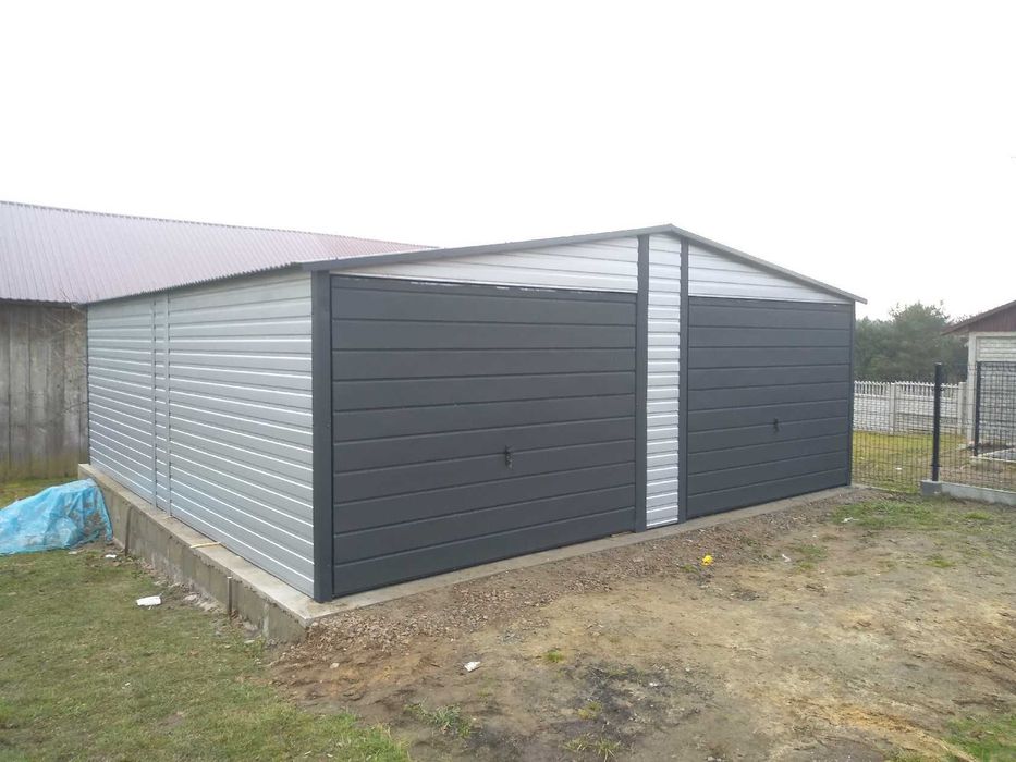 Garaż blaszany 5x4 PRODUCENT różne rozmiary i kolory