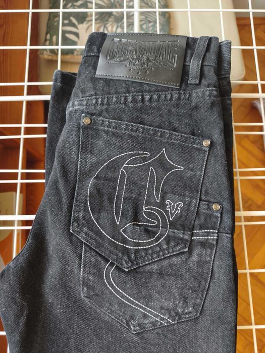 Bootcut flared spodnie. Jeansy dzwony.  XXS, unisex, ciemnoniebieski