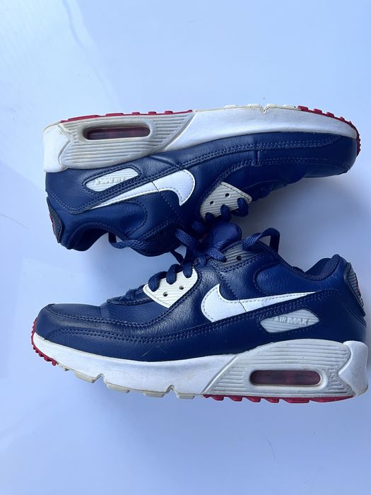 Nike Air Max 90 skórzane granatowe rozmiar 38.5 stan dobry