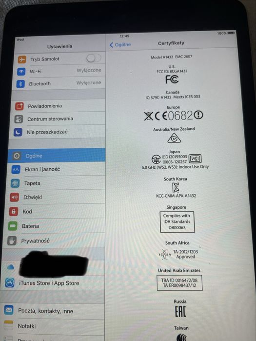 IPad mini  model A1432
