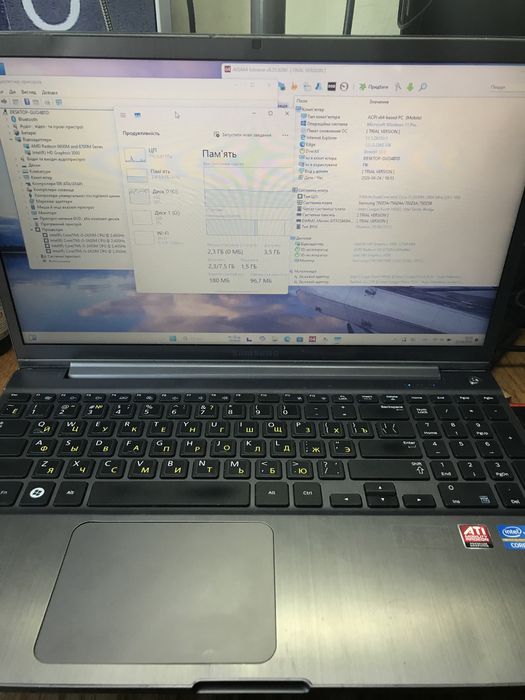 Продам ноутбук samsung  700z i5-2430m 6 RAM 80HDD