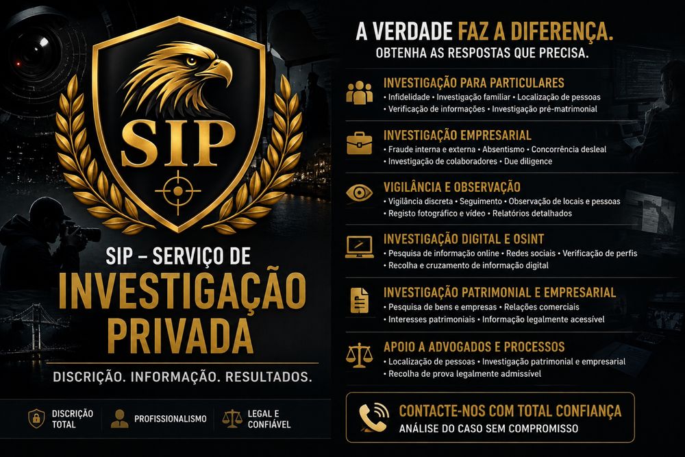 Detetive Privado | Investigação Privada | Discrição Total