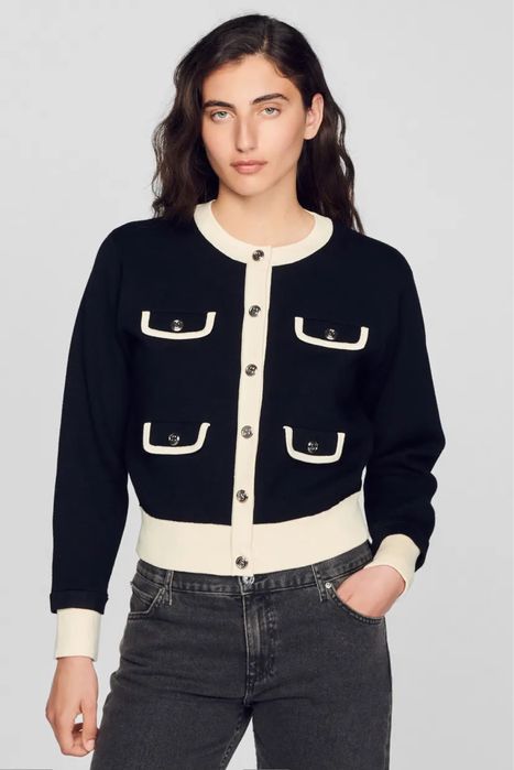 Жіночий чорний кардиган Sandro