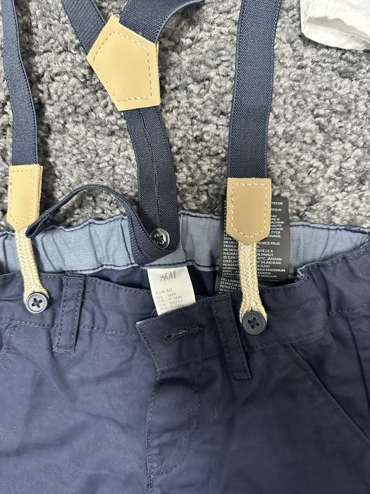 Костюм на хлопчика на 1 рочок темно-синій 80 H&m