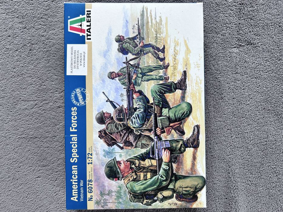 Figurki żołnierze amerykańscy Vietnam War model Italeri 6078