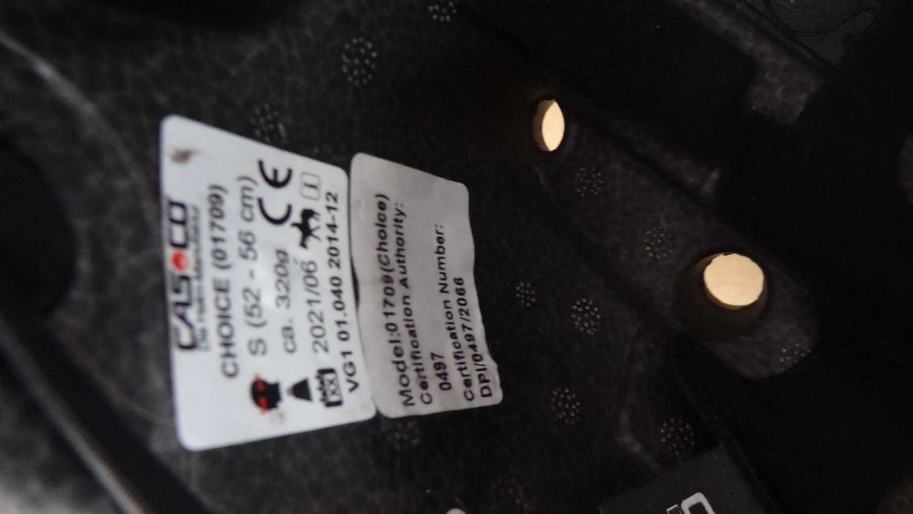 Kask jeździecki CASCO  CHOICE, rozmiar S  52-56 cm czarny, regulowany.