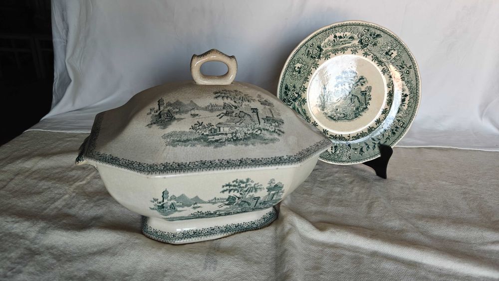 Conjunto Faiança antigo
