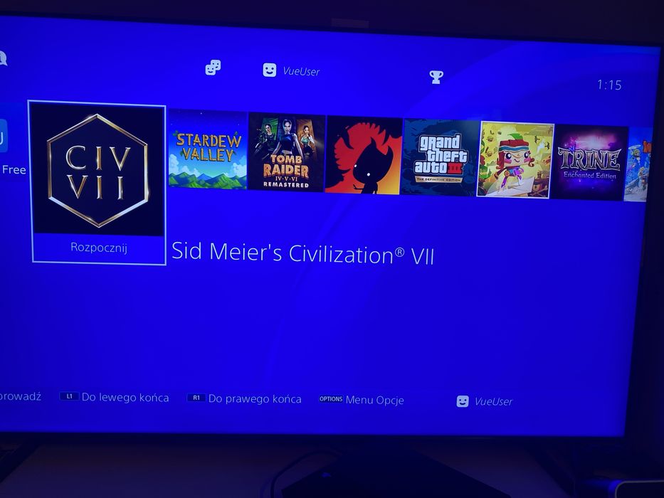 Ps4 1tb niski soft, dużo gier, goldhen