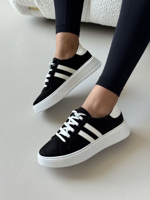 Кеди з натуральної замші