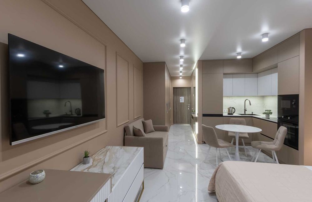 Подобово - люкс-апартаменти з видом на місто, у будинку з Генератором.