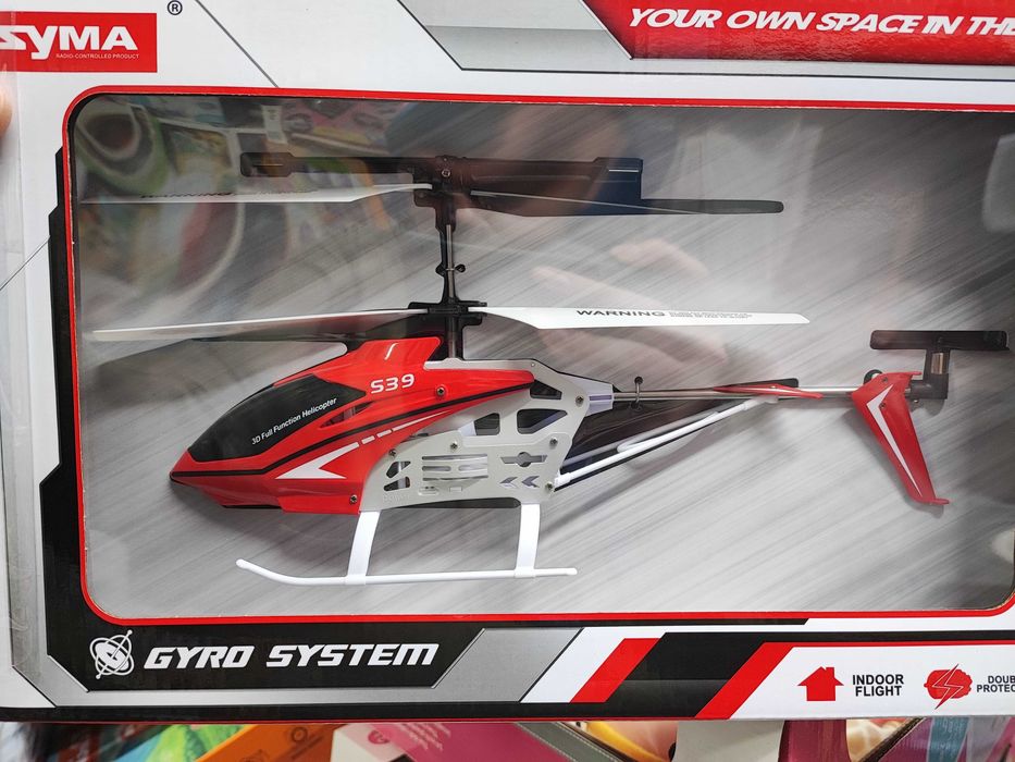 Гелікоптер Syma S39 raptor сума вертолет оригінал з Польщі на пульті