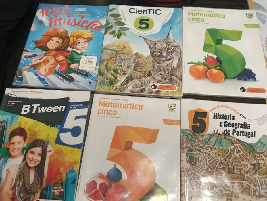 Manuais e livros de atividades 5°Ano