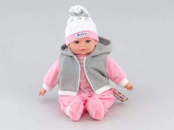 Lalka bobas z głosem, 35 cm. Adar. Nowy Produkt