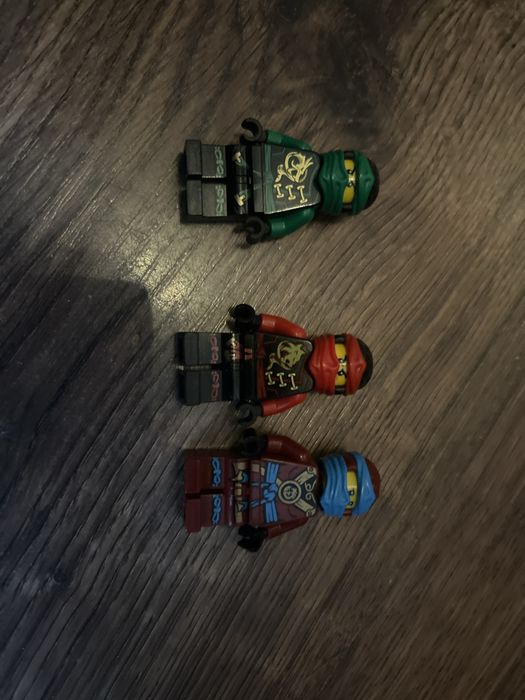 3 figurki z sezonu 6 lego ninjago