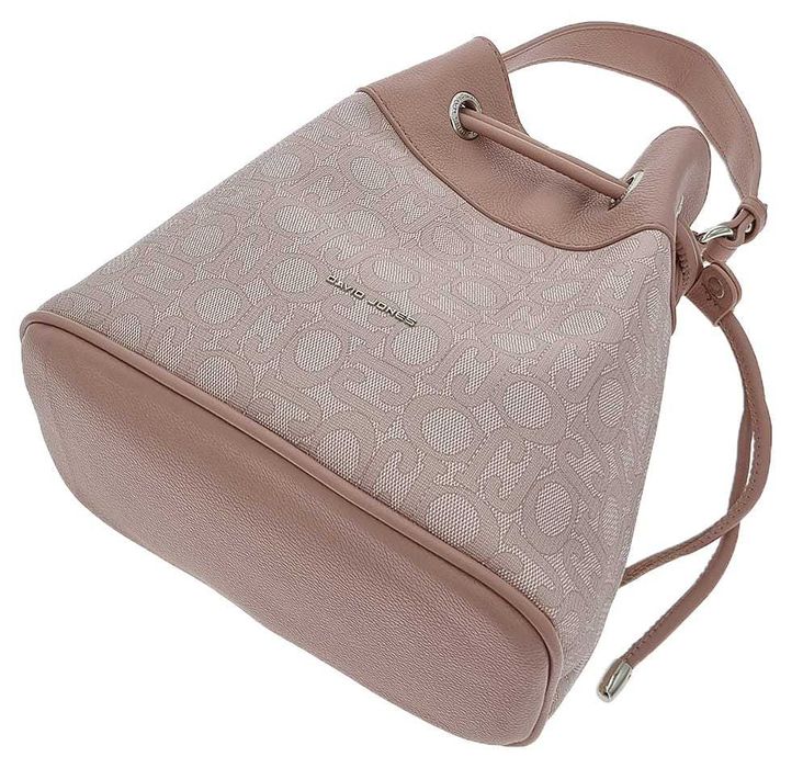 Torebka David Jones pudrowy róż