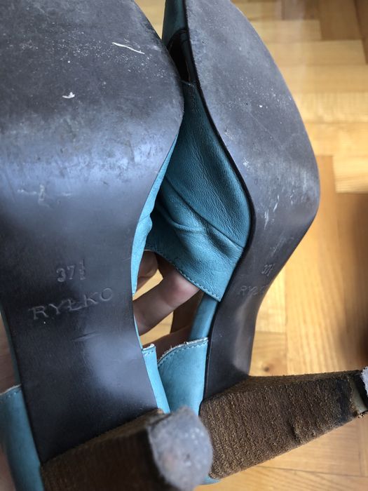 Półbuty Ryłko turkusowe 37,5