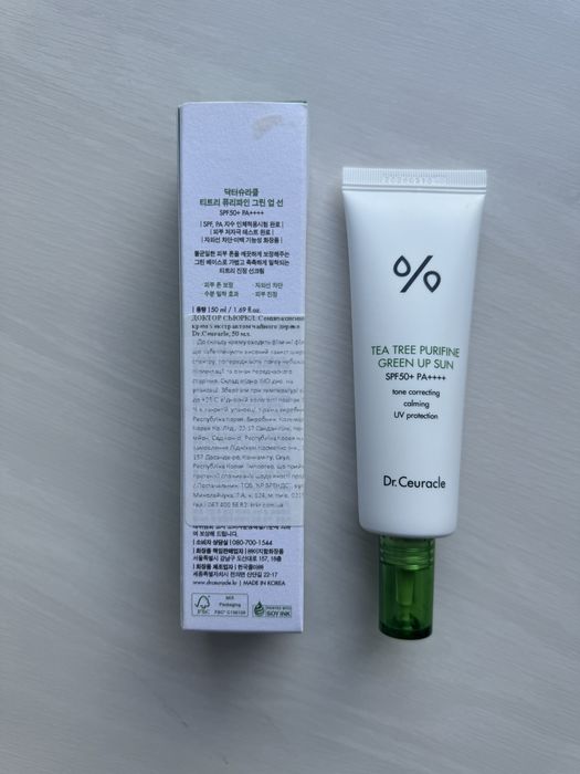 DR. CEURACLE Tea Tree Purifine Green Up Sun SPF 50+