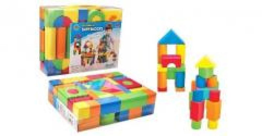 Klocki piankowe 137szt pudełko,264x328 mm