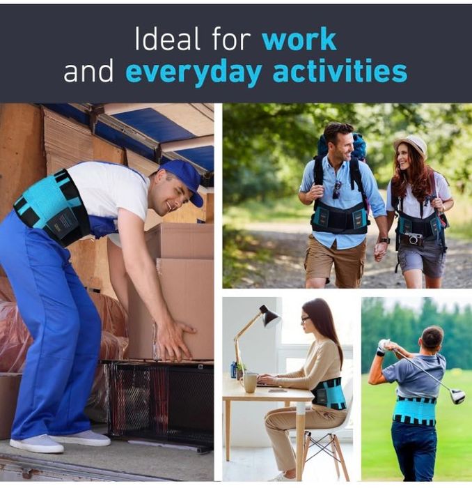 Преміальний ортопедичний пояс, бандаж для підтримки спини, Clever.