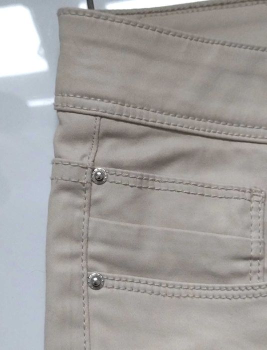 Spodnie bawełniane Basic Massimo Dutti