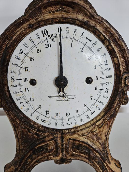 Zabytkowa waga naciskowa Krups Fabrik Marke