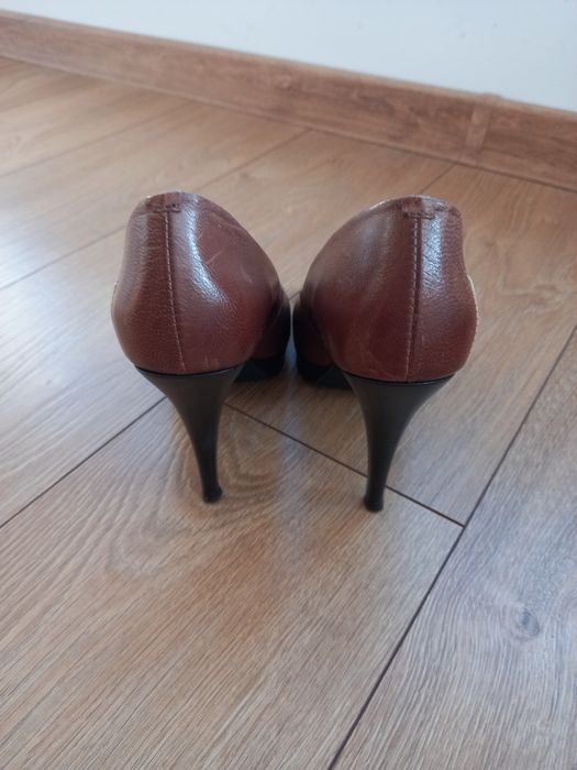 Czółenka na wysokim obcasie, szpilki, r.37, Quazi