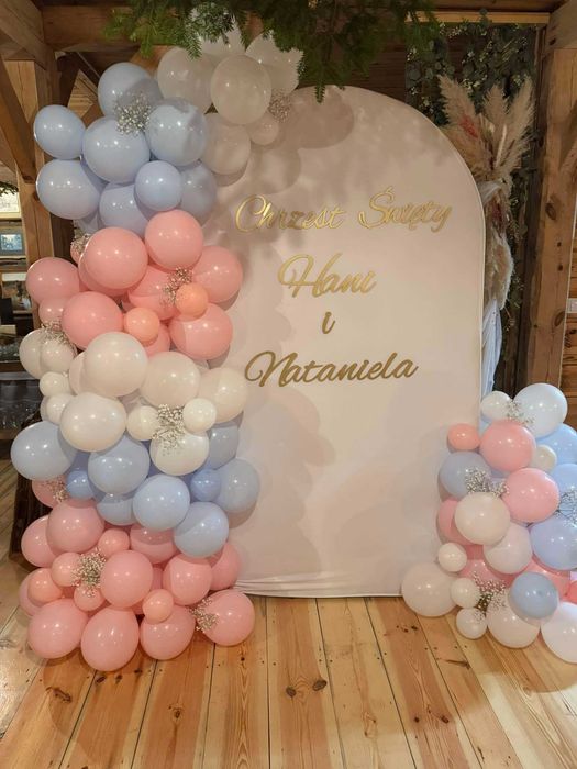 Napis Chrzest Święty Hani/Nataniela