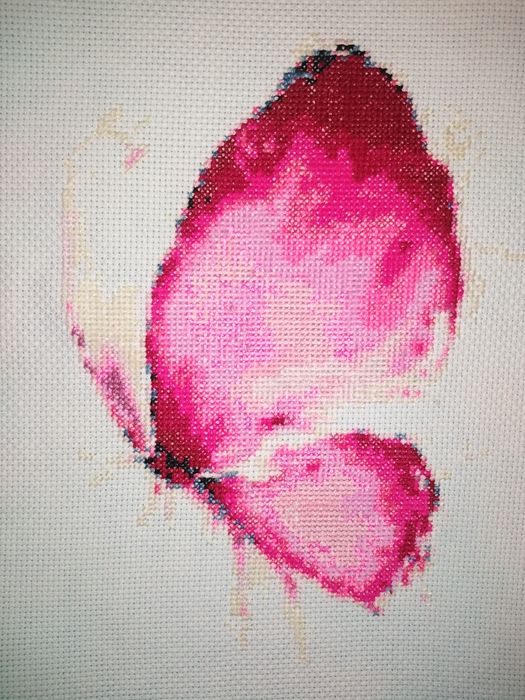 Картина вишита хрестиком.