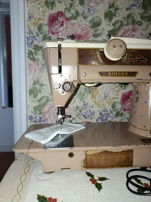 Máquina de costura vintage