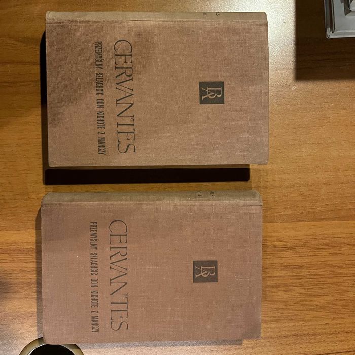 Przemyślny szlachcic Don Kichote z Manczy ; Cervantes , tom 1 i 2 .