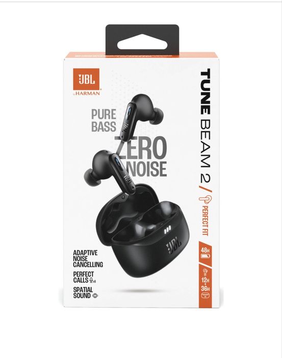 Słuchawki JBL Tune Beam 2 ANC /Pure Bass. (etui)