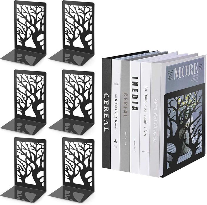 6 Suportes de livros trava livros - 17,2x 12x 9,3 cm NOVO ENVIO GRÁTIS
