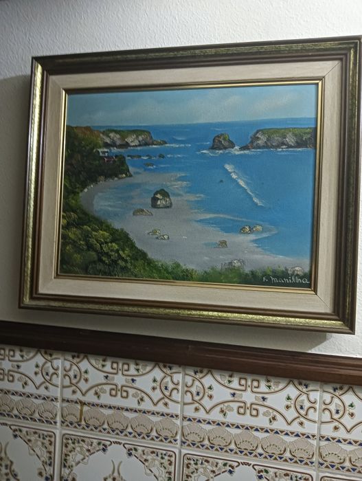 Vendo quadro em tela pintada á mão em óleo