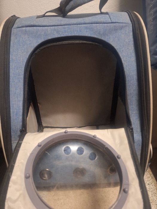 Mochila transportadora para gatos e cães