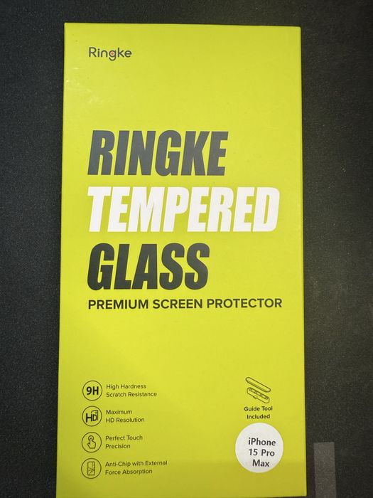 Захисне скло Ringke Tempered Glass iPhone 15 Pro Max + скло на камеру