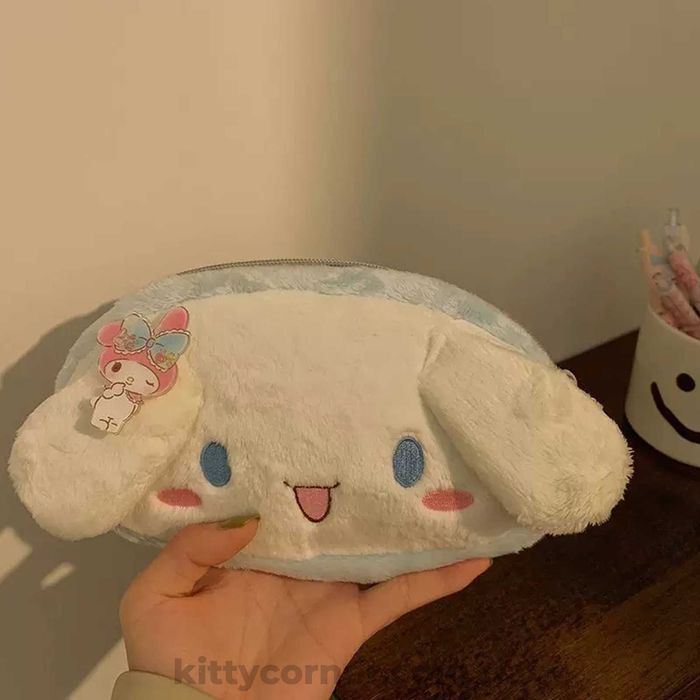 Мʼякий дитячий пенал Hello Kitty/Kuromi/My Melody/Cinnamoroll у школу