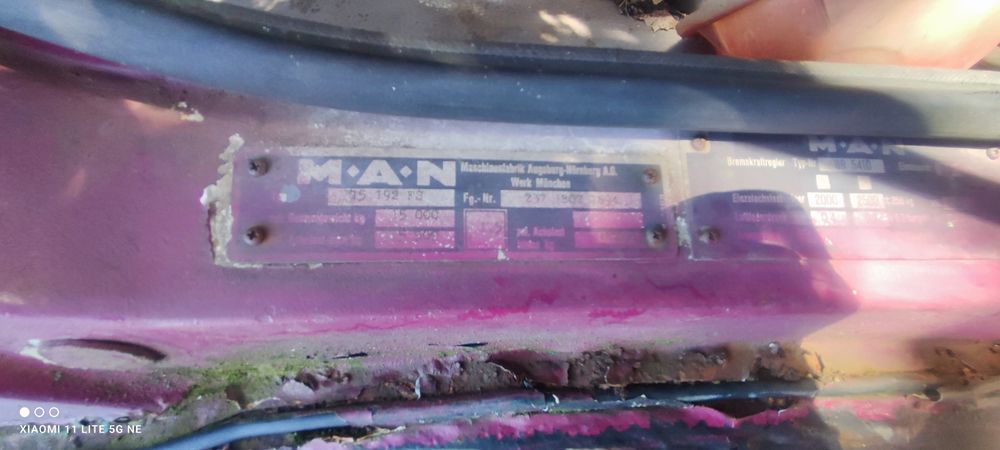 Man ciągnik siodlowy 15-192 silnik skrzynia biegów tylny most resor