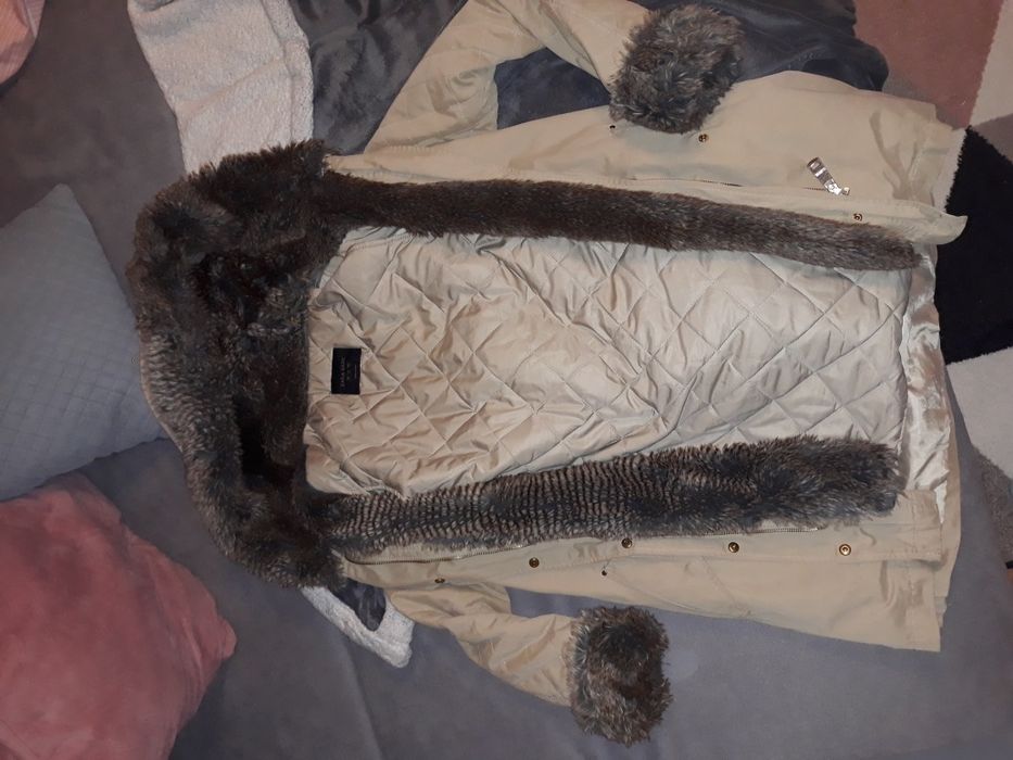 Parka Zara z podpinka r.XS/S