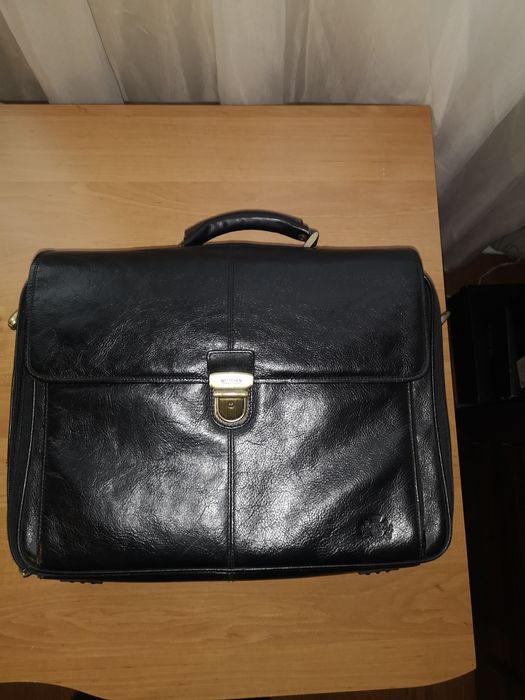 Aktówka teczka wittchen na laptopa skóra naturalna usztywniona cena do