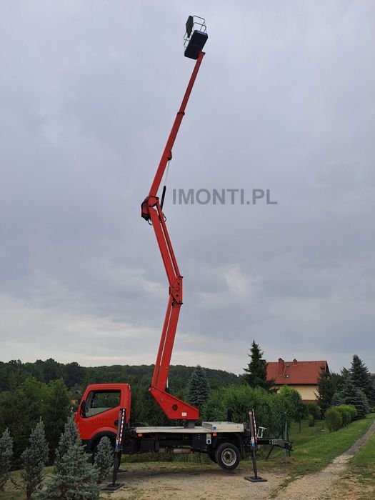 Podnośnik koszowy, zwyżka, wynajem, usługi, operator, kosz 300kg 20,5m