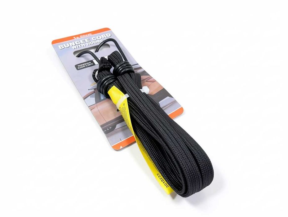 C198 Elastyczna Linka Mocująca Bungee Cord Z Haczykami 1x 60cm Pas Gumowy Do Bagażu 6kg Ekstremalnie Wytrzymała Guma Mocująca Action