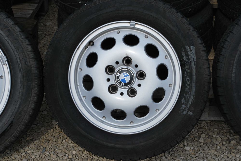 Koła 205/60 R15 5x120 Oryginalne Alufelgi + opony zimowe BMW 7J ET47