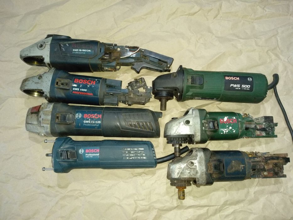 Запчасти на болгарки  Bosch 125.