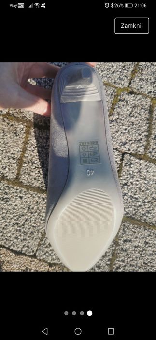 Czółenka na obcasie