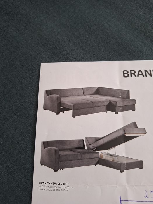 Narożnik Brandy New z Agata Meble