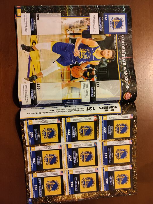 Caderneta Basquetebol NBA 2021/2022 + 91 Cromos