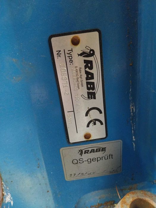 Pług obrotowy Rabe werk